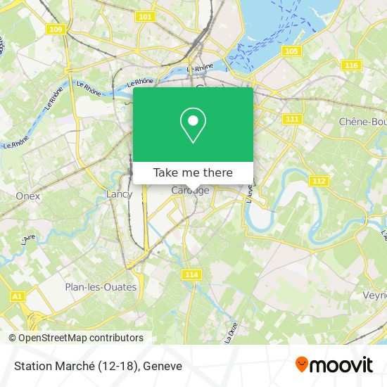 Station Marché (12-18) Karte