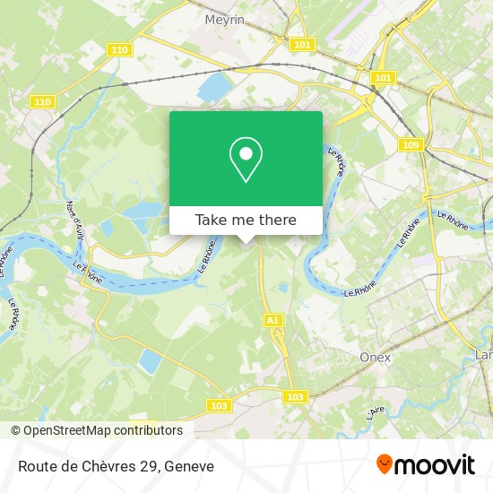 Route de Chèvres 29 map