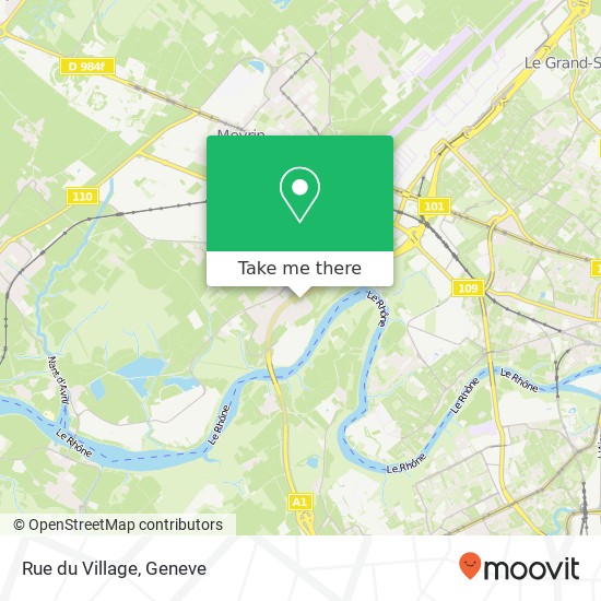 Rue du Village map