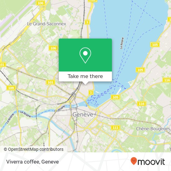 Viverra coffee map