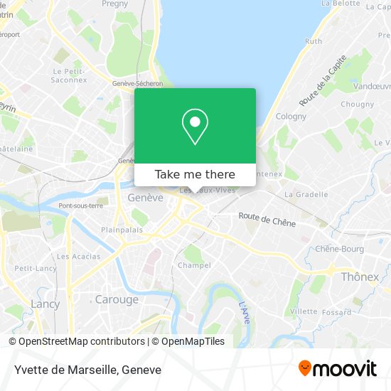 Yvette de Marseille map