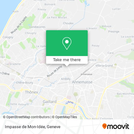 Impasse de Mon-Idée map
