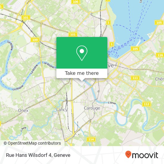 Rue Hans Wilsdorf 4 map