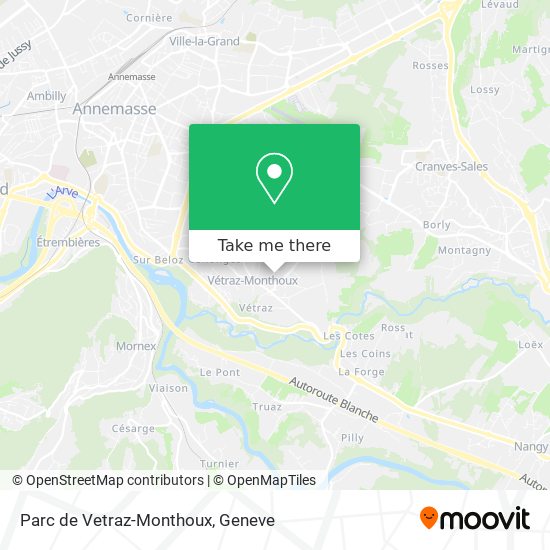Parc de Vetraz-Monthoux map