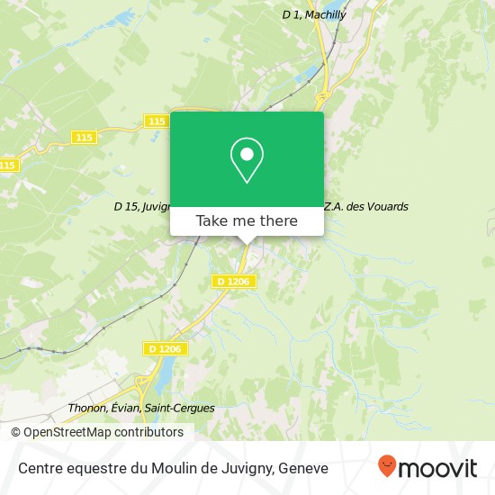 Centre equestre du Moulin de Juvigny map