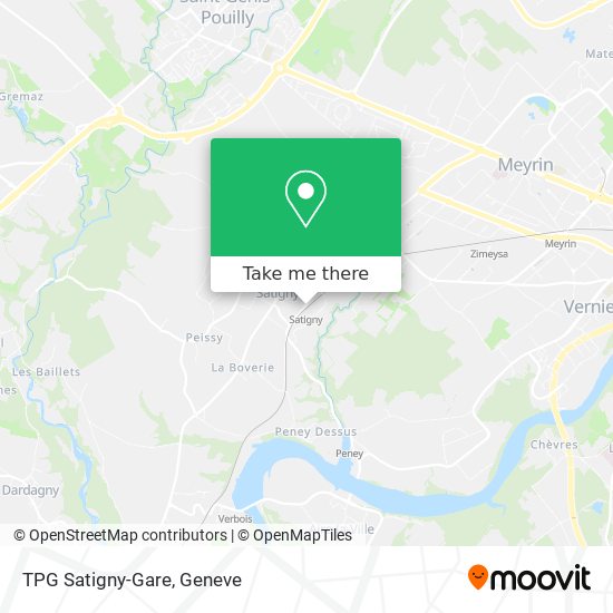 TPG Satigny-Gare map