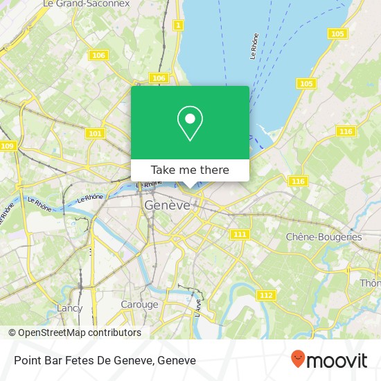 Point Bar Fetes De Geneve map