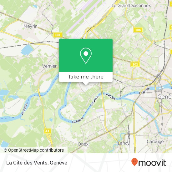 La Cité des Vents map