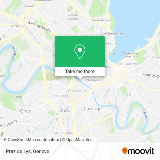 Praz de Lys map