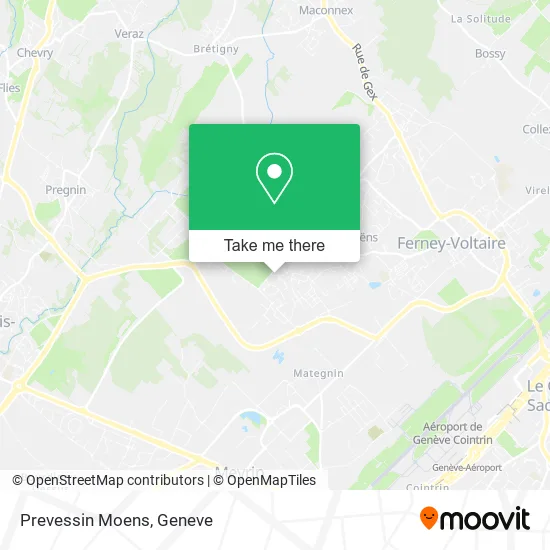 Prevessin Moens map