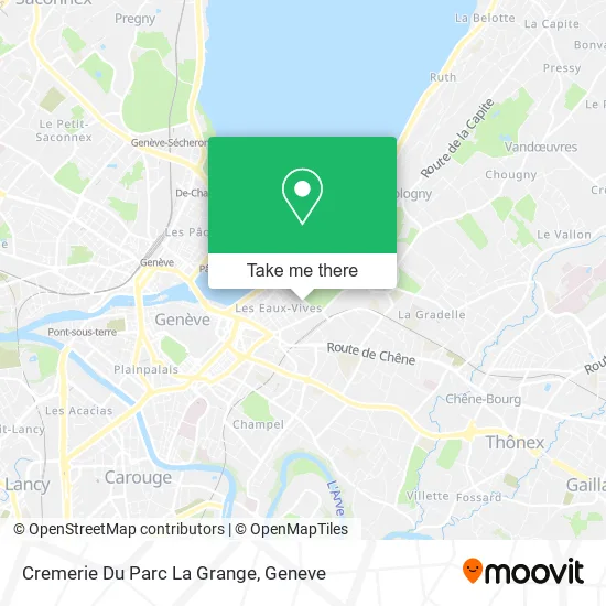 Cremerie Du Parc La Grange map