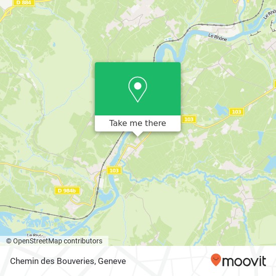 Chemin des Bouveries map