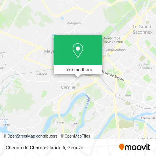 Chemin de Champ-Claude 6 map