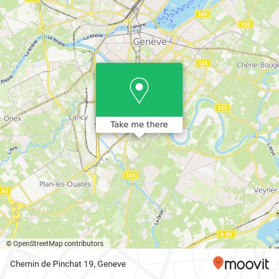 Chemin de Pinchat 19 map
