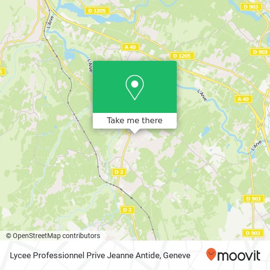 Lycee Professionnel Prive Jeanne Antide map