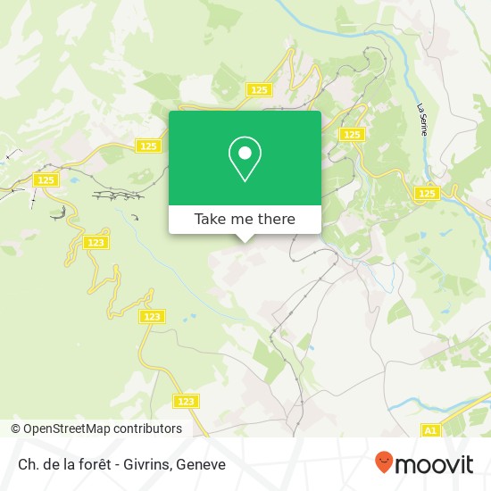 Ch. de la forêt - Givrins map