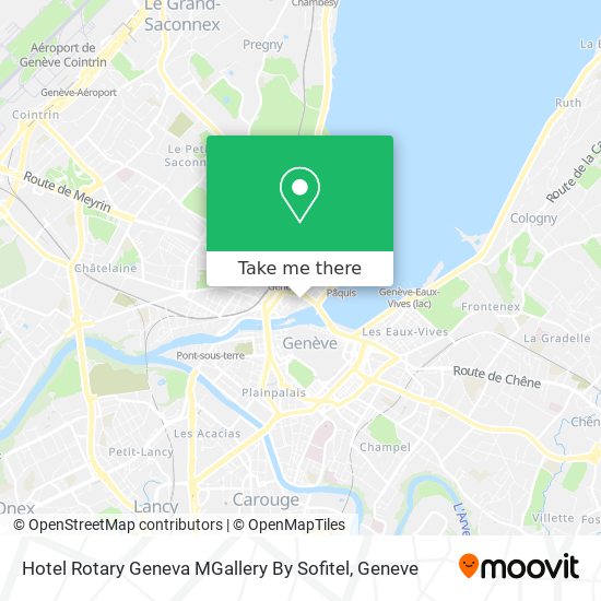 Hotel Rotary Geneva MGallery By Sofitel map