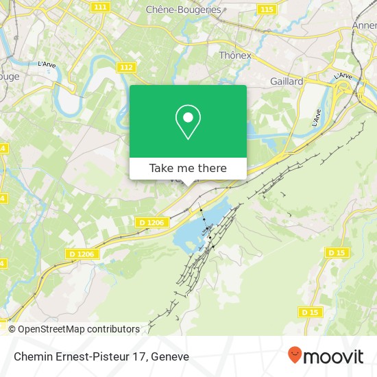 Chemin Ernest-Pisteur 17 map