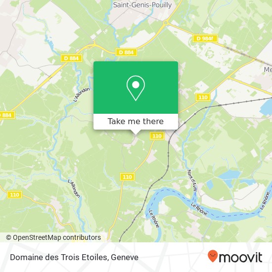 Domaine des Trois Etoiles map