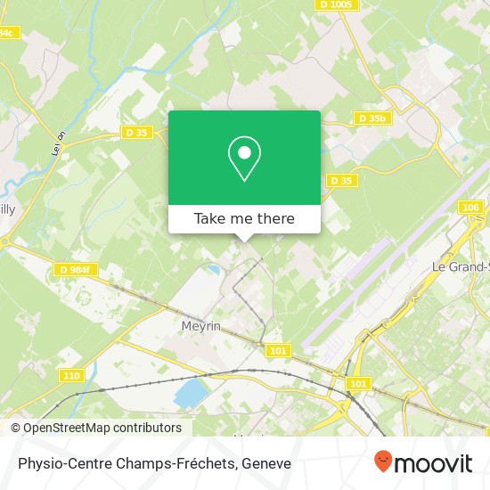 Physio-Centre Champs-Fréchets map