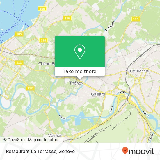 Restaurant La Terrasse map