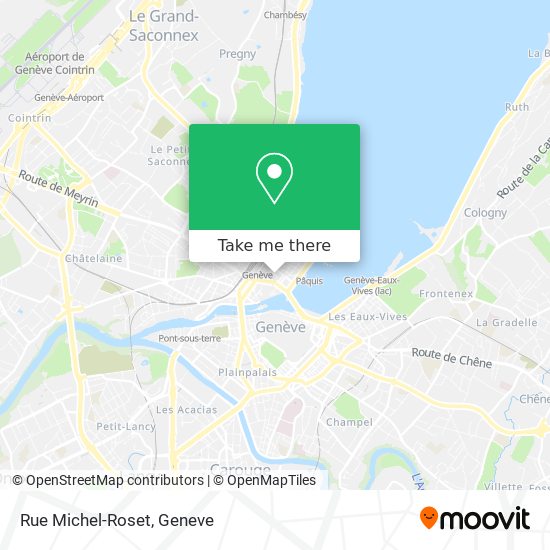 Rue Michel-Roset map