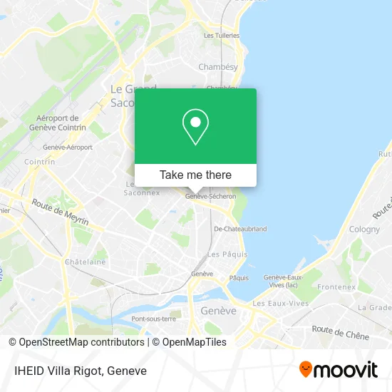 IHEID Villa Rigot map