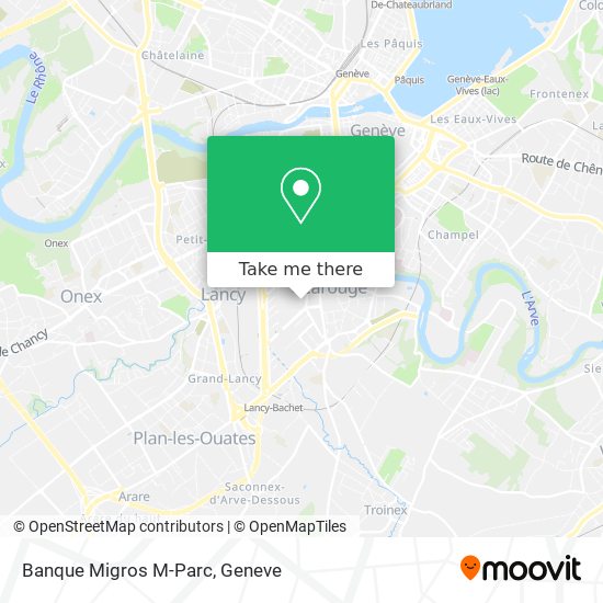 Banque Migros M-Parc map