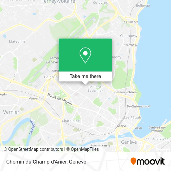 Chemin du Champ-d'Anier map