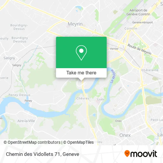 Chemin des Vidollets 71 map