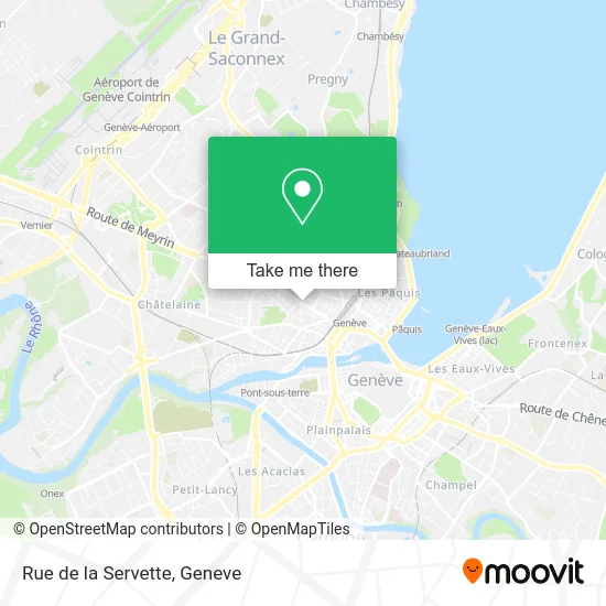 Rue de la Servette map