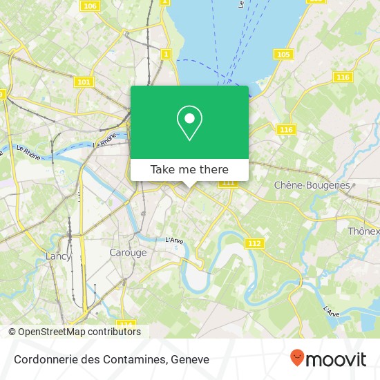 Cordonnerie des Contamines map