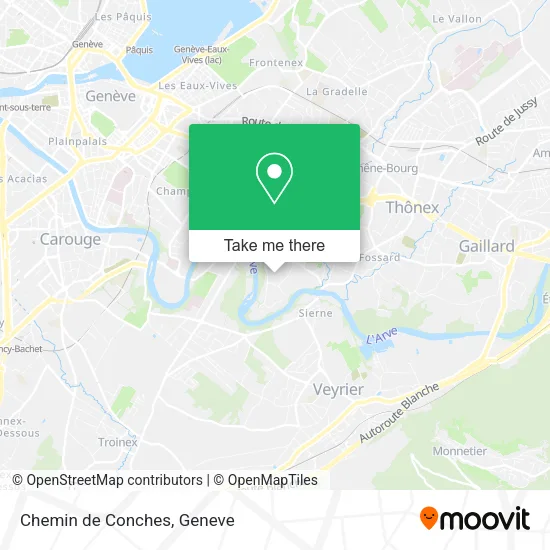 Chemin de Conches map