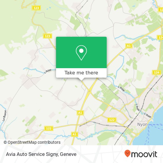 Avia Auto Service Signy Karte