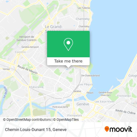 Chemin Louis-Dunant 15 map