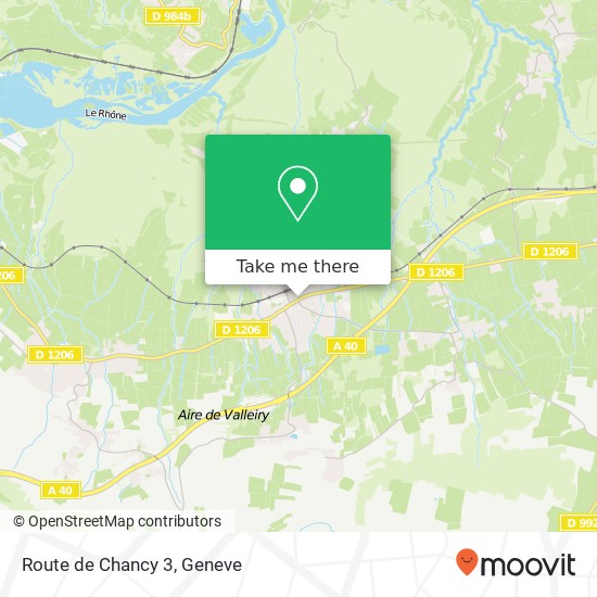 Route de Chancy 3 map