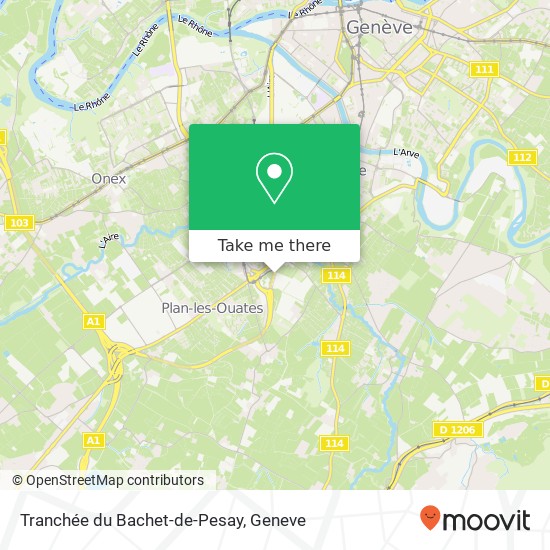 Tranchée du Bachet-de-Pesay map