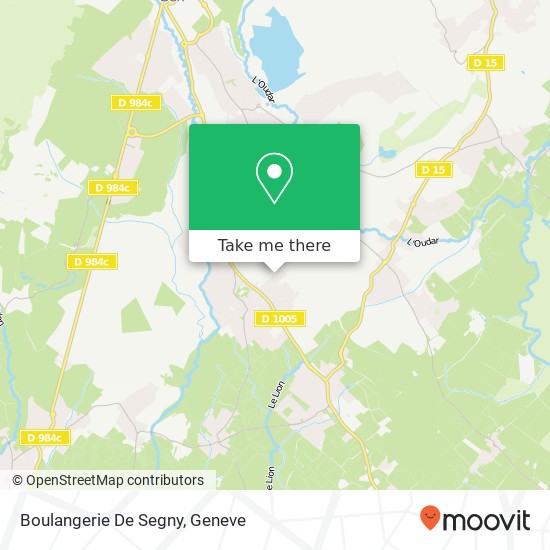 Boulangerie De Segny map