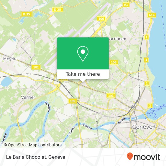 Le Bar a Chocolat map