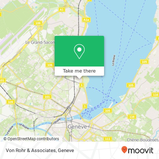 Von Rohr & Associates map