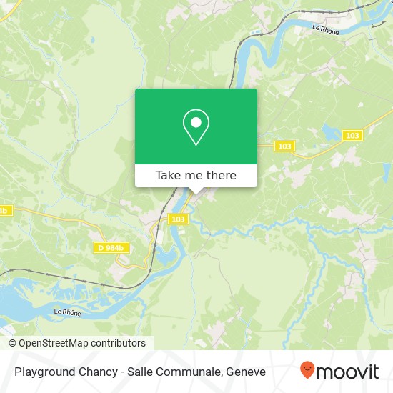 Playground Chancy - Salle Communale map