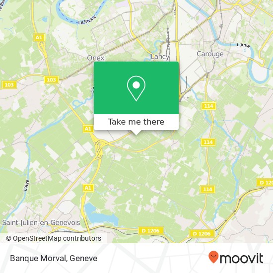 Banque Morval map