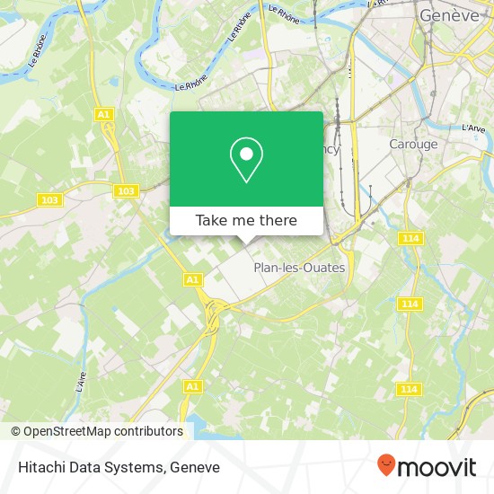 Hitachi Data Systems map