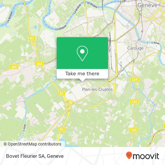 Bovet Fleurier SA map