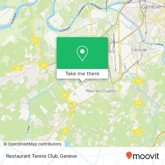 Restaurant Tennis Club Karte