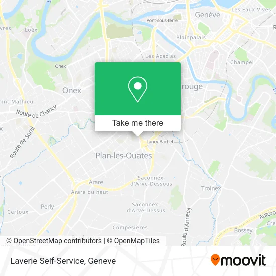 Laverie Self-Service map