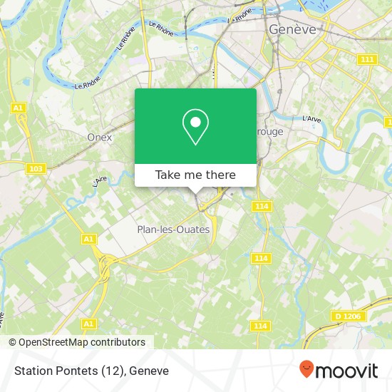 Station Pontets (12) Karte