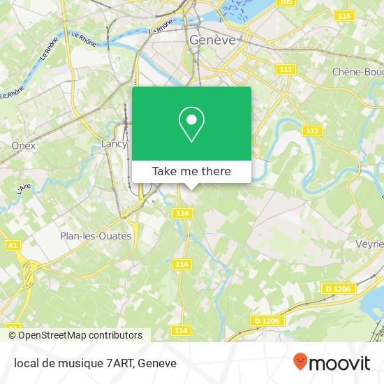 local de musique 7ART map