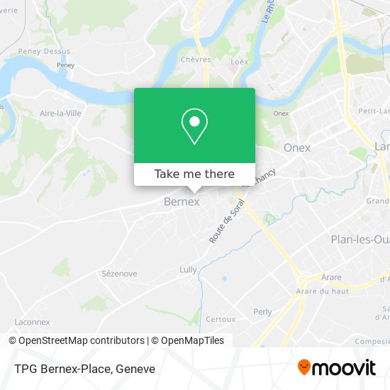 TPG Bernex-Place Karte