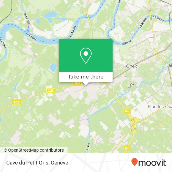 Cave du Petit Gris Karte